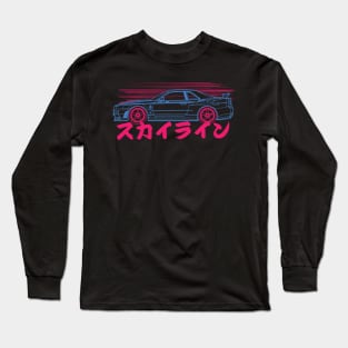 R34 Nissan Skyline Speed Long Sleeve T-Shirt